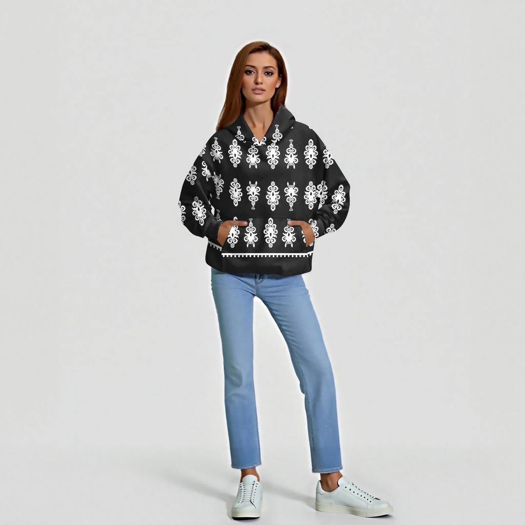 Women's Fashion Daily  Casual V-Neck Long Sleeve Printed Top