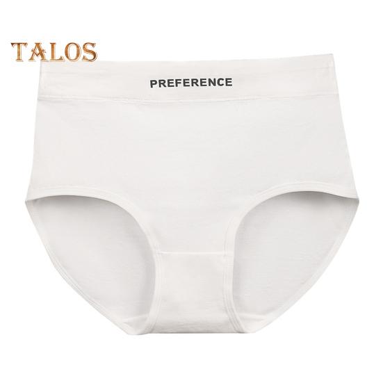 Women Underpants Mid Waist Solid Color Cotton Butt-lifted Good Breathability Elastic Quick-drying Sport Casual Briefs Female Panties
