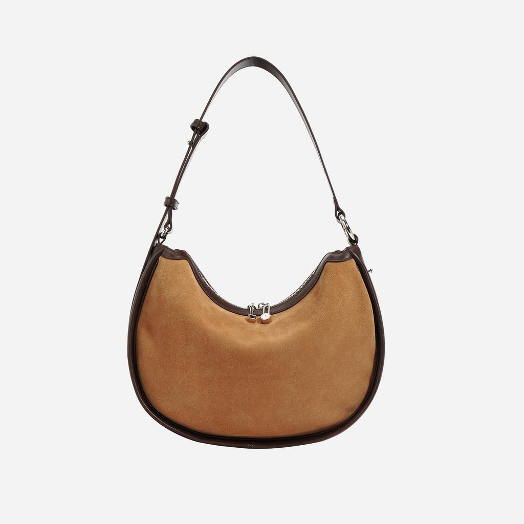 Niche Design Girls Crescent Bag Women's 2025 New Leather Autumn and Winter High-end Shoulder Fashion Personalized Armpit Bag