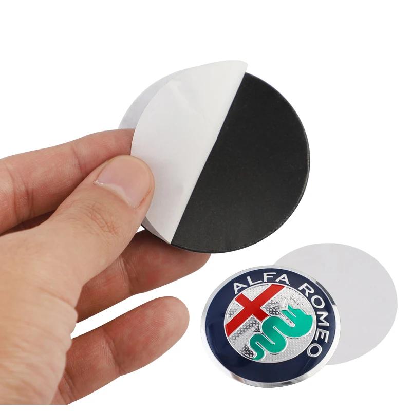 Autostickers Voor Alfa Romeo 4 stuks 56mm Wielnaafdop Naafdop Badge Sticker Embleem Decal Auto Accessoires Voor Alfa Romeo 4C 159 166