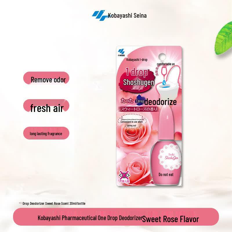 Kobayashi One Drop Toilet Deodorizer Sweet Rose 20ml