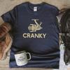Cranky Tshirt, Funny Fishing Shirt, Fishing Reel Tee, Fisherman Gift, Fisher Man Unisex T-Shirt