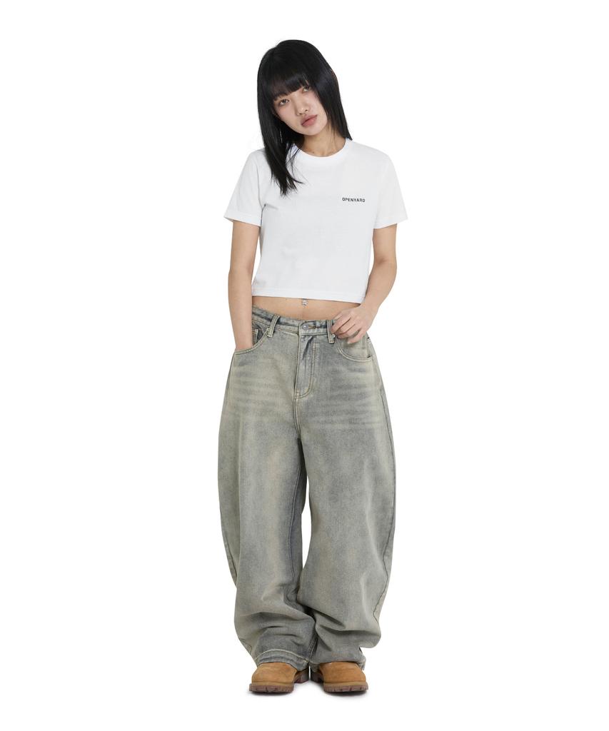 Opeunyadeu(Owai) Basic Logo Tee - White