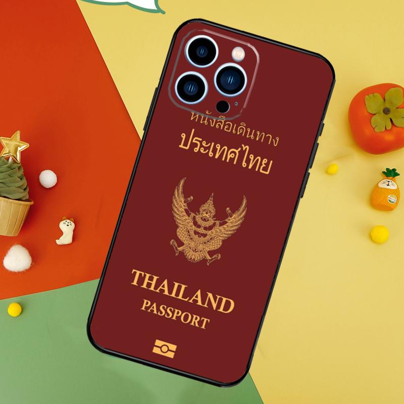 Thailand Flag & Map Phone Case Series Phone Case for iPhone 17 16 15 14 13 12 11 Series Pro Max Plus Double Layer Protection