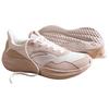 Anta Star Cloud Leather Mesh Splicing Shock Absorbing Breathable Low Top Casual Running Shoes Women Sneaker White Pink 922435559-2
