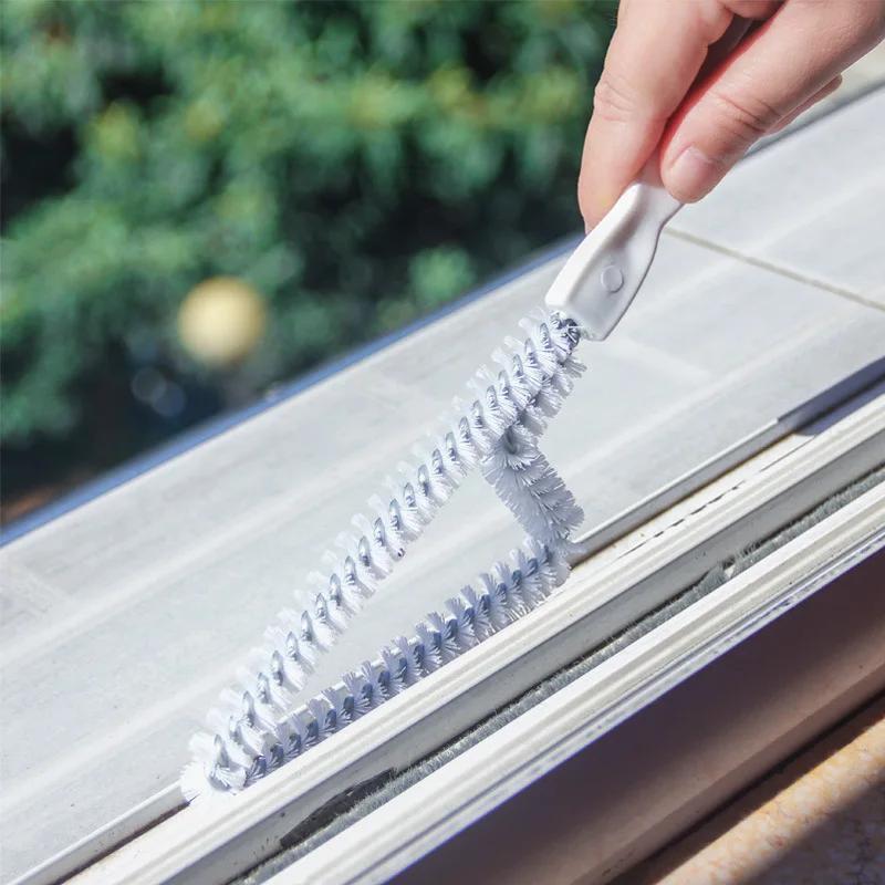 Multi-purpose Window Slot Brush Cleaning Tool Slot Kitchen Gas Stove Wash Table Groove Decontamination