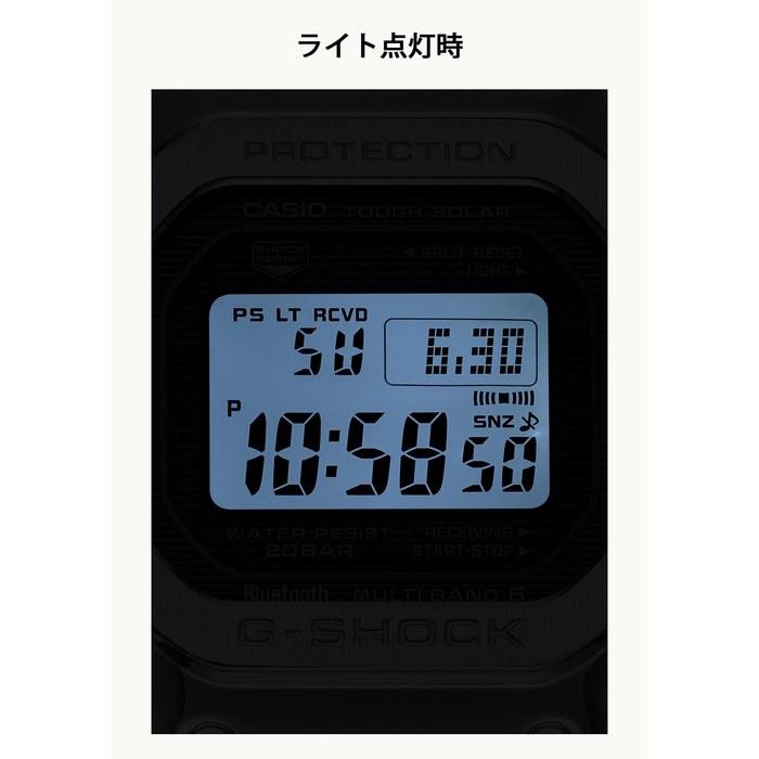 [Casio] G-Shock GMW-B5000D-3JF Watch, Full Metal, Bluetooth, Radio Solar, Men's, Silver/Green