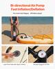 VEVOR Inflatable Stand Up Paddle Board, 3.53m x 89cm x 15cm Wide Ultra-Light SUP Paddleboard, All Accessories Included, Pump, Paddle, Fin, Backpack