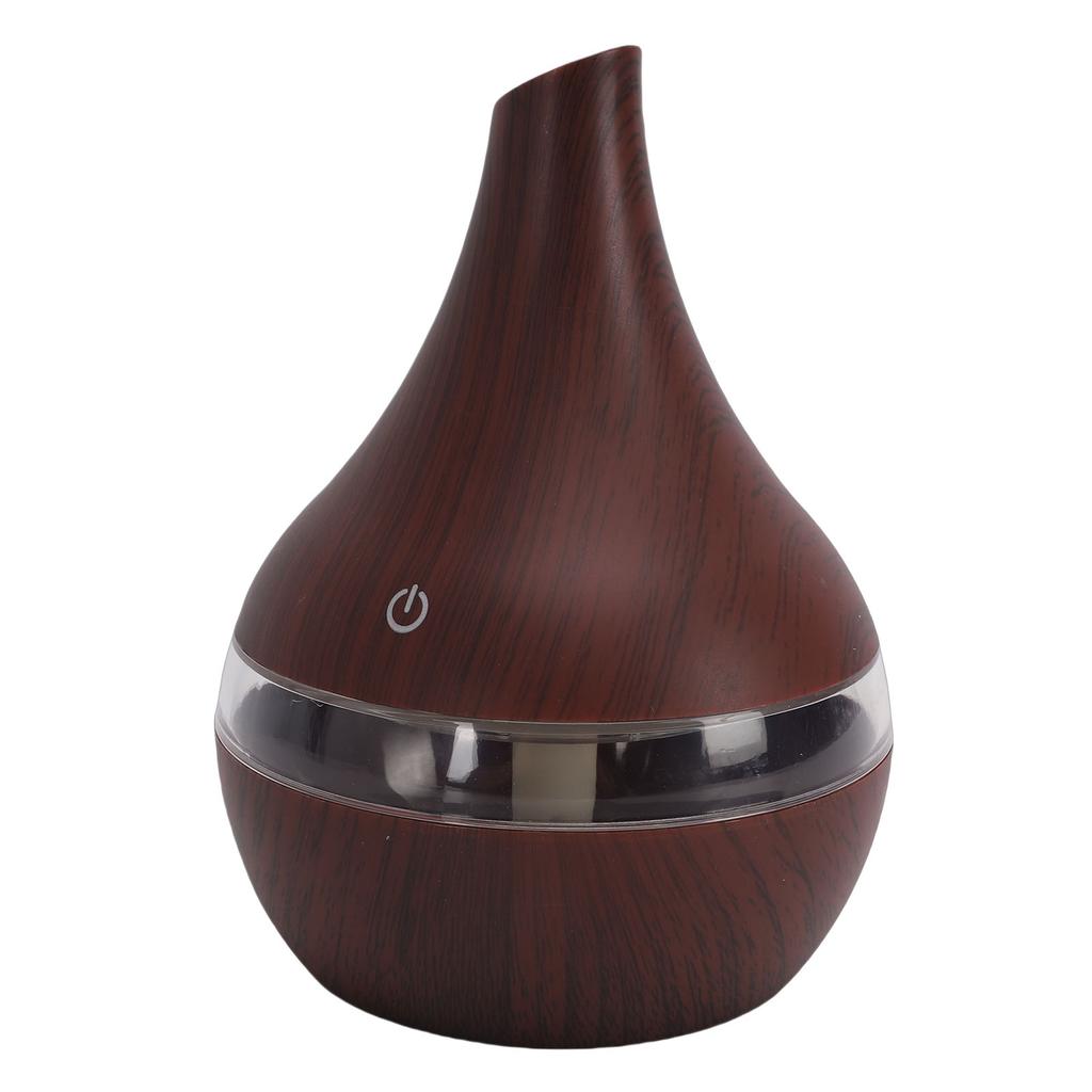 USB Aromatherapy Humidifier 300ML Essential Oil Diffuser with 7 Color LED Lights for Home and