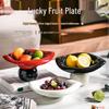 2026 High-End Ceramic Fruit Bowl: Luxury Style for Living Room or Hotel Club