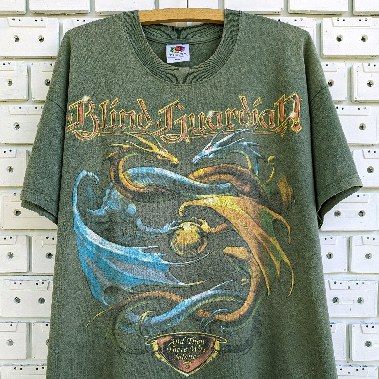 Vintage 2002 Blind Guardian T shirt And Then There Was Silence German Power Progressive Speed Symphonic Metal Band Merch Tee Size XL 4XL