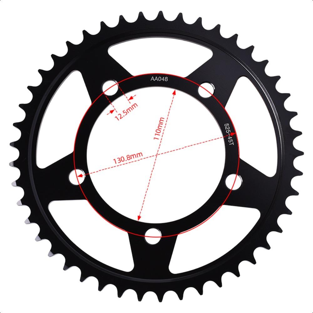 525 17T 45T Motorrad Vorder- und Hinterradzahnrad Nockenwelle für BMW S1000 R 2013- S1000 RR 2012-2018