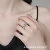 PT950 3Ct Three-Stone Moissanite Ring Platinum Bridal Set18K Gold Plated Luxury EU US Light Luxury Jewelry Jewelry