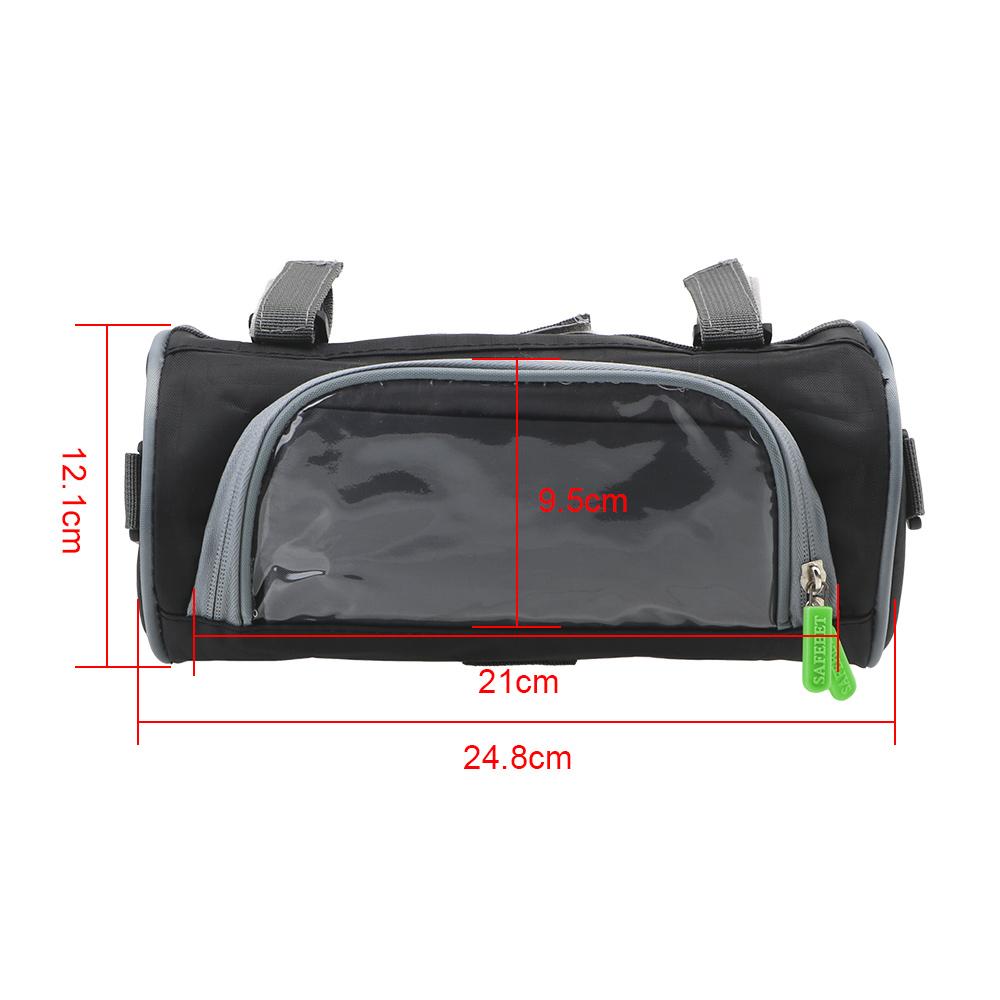 Motorcycle Electric Car Front Handlebar Storage Bag Motorcycle Accessories Container Mobile phone Touch Screen Storage Bag Universal