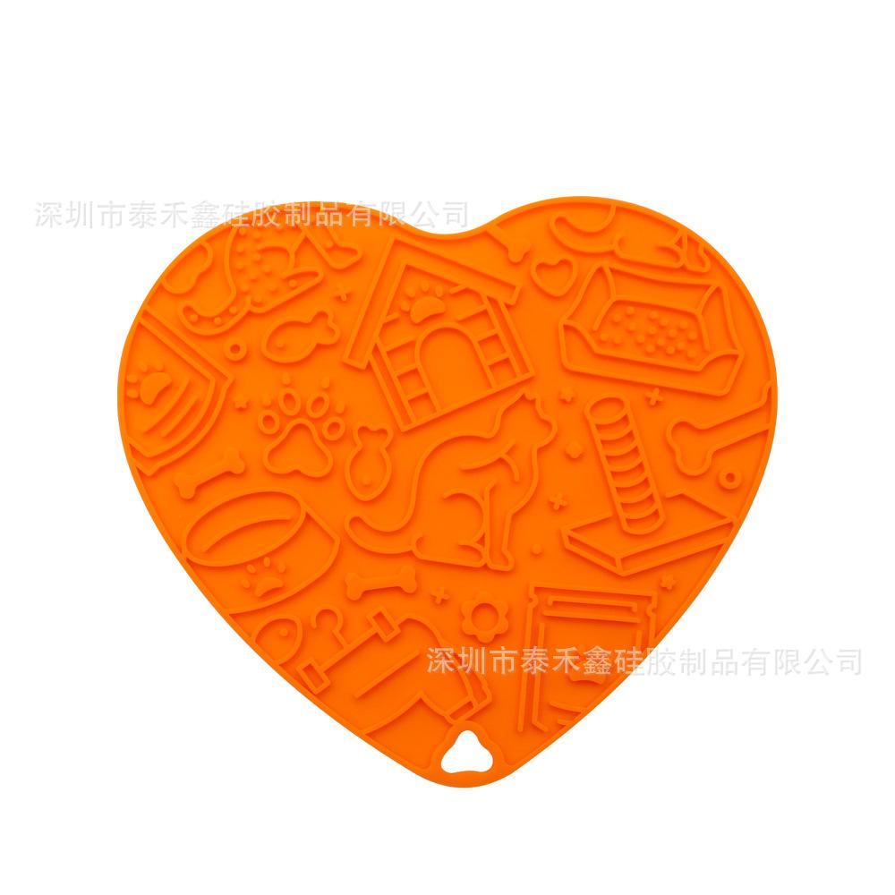 Pet Licking Food Pad Plate Non-slip Cat and Dog Licking Food Pad Sub-format Pet Slow Food Bowl Anti-choking Silicone Pet Licking Pad