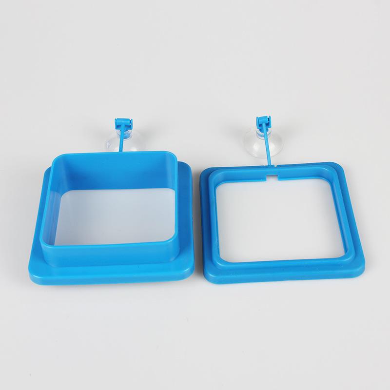 Aquarium Fish Feeding Circle Ring and Feeder Square