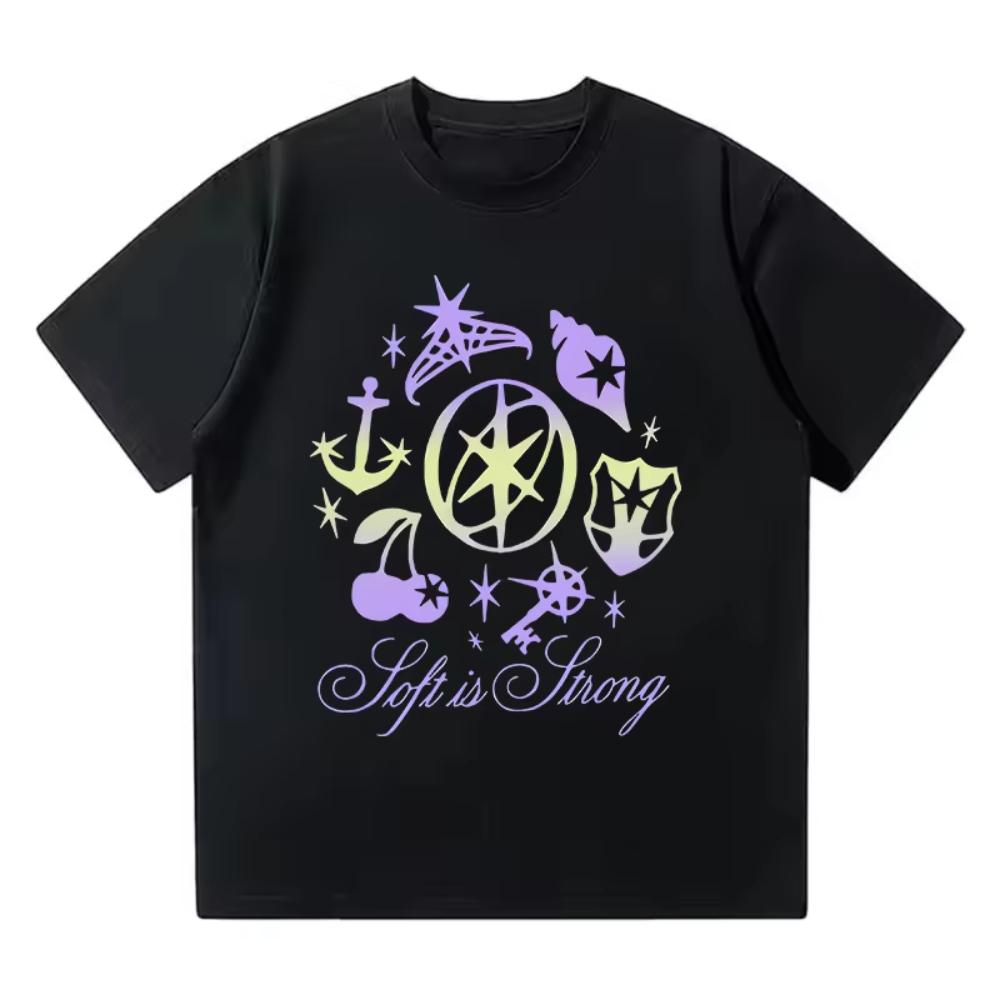2025 Heiße Katze Lustig Bedruckte T-Shirts Damen Herren Lässige Grafik-T-Shirts Oberteile Unisex Koreanischer Stil T-Shirt Gothic Y2k T-Shirt Kleidung