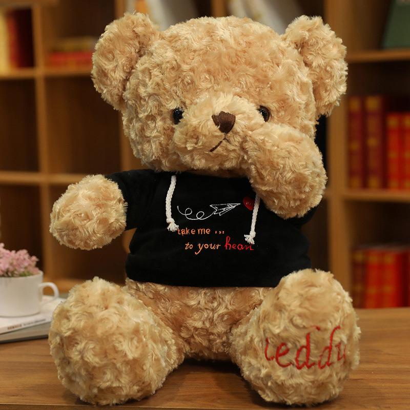 Clothes Teddy Bear Doll Plush Teddy Bear Sweater Hug Bear Doll Girl Soothing Ragdoll