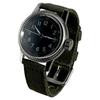 Military Type Black Green Cloth Strap M.R.M.W. Men's Watch, A-11, 12H, Dial,