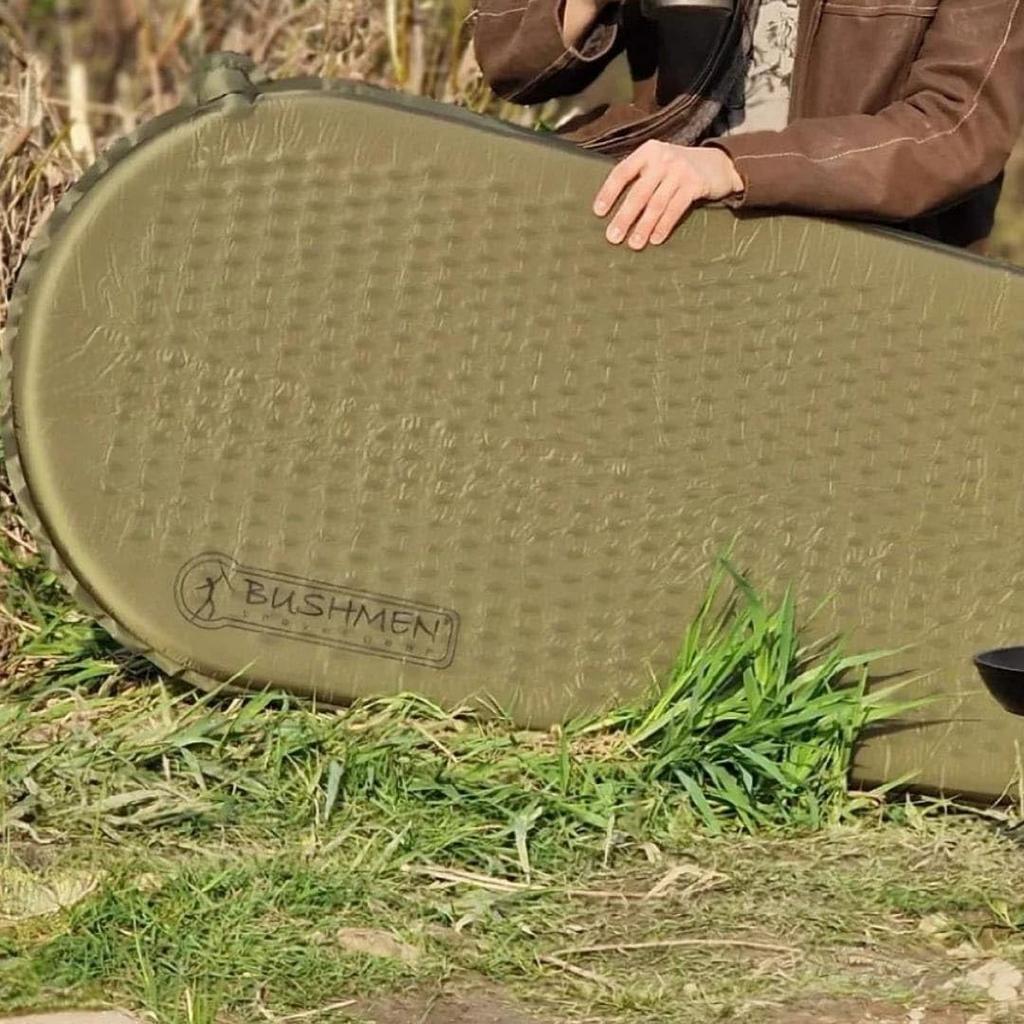 Travel Mat FIT 480 Automatic Inflating Sleeping Mat Genuine Japanese Product [BUSHMEN Gear] SELF-INFLATING