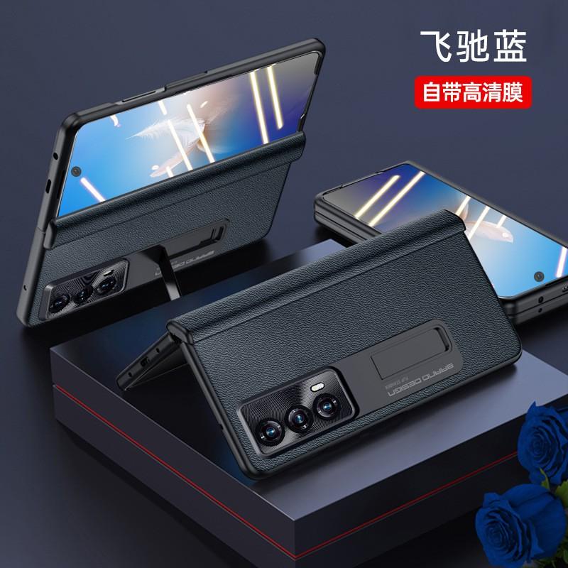 Premium Full-Body Leather Case Honor Magic Vs2 With Integrated Hinge Protection Magnetic Kickstand Drop Resistance