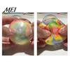 Angstlösungsspielzeug Wachknackball Quetschspielzeug, Regenbogenverlauf Stress Fidget Tragbar Knackig mit Schutzhülle, Gastgeschenke