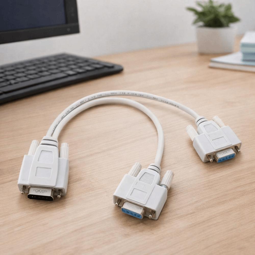 15 PIN SVGA Adapter 25cm Length Splitter Cable Adapter Cable Y Adapter  Display Extension