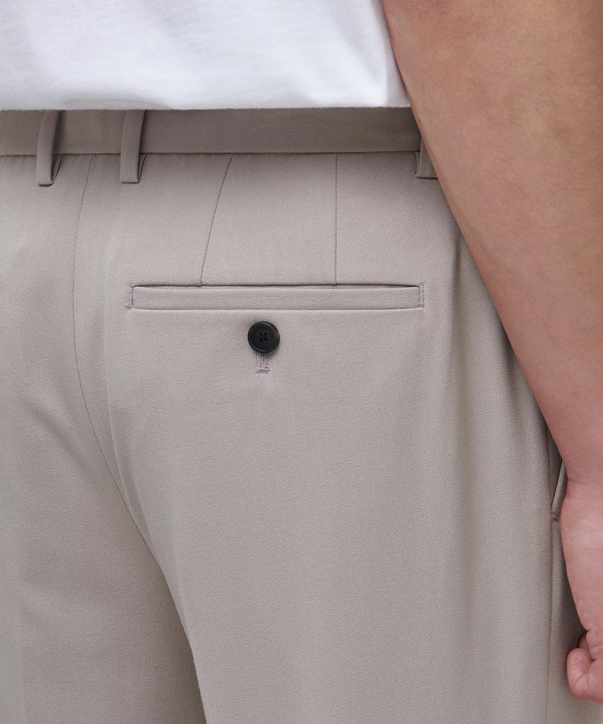 MUSINSA STANDARD Tapered Hidden Elastic Waist Length Slacks [Light Beige]