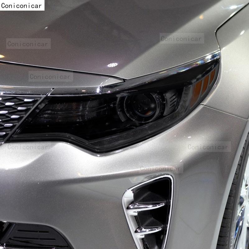 For Kia Optima K5 2016- Car Exterior Headlight Anti-scratch Front Lamp Tint TPU Protective Film Repair Accessories Sticker