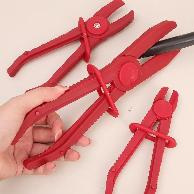 Brake Fuel Line Removal Hand Tools Auto Repair Disconnect Pliers Fuel Line Clamp Hose Clamp Pliers Tool for Car Repair Tool