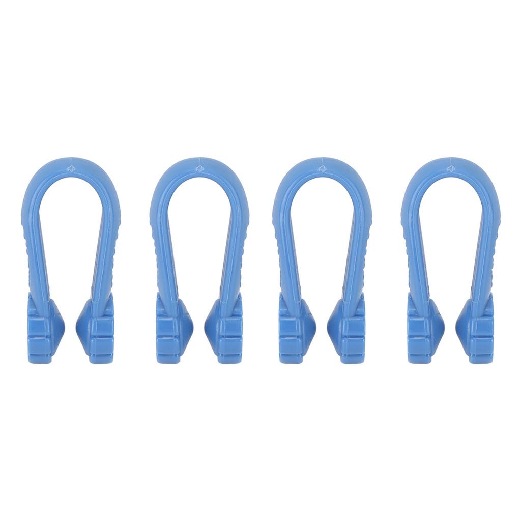 4 Stück Handdruckpunkt-Clip Blumenform Spannungsreduzierung Universal Mini Migräne-Linderungsclip Blau