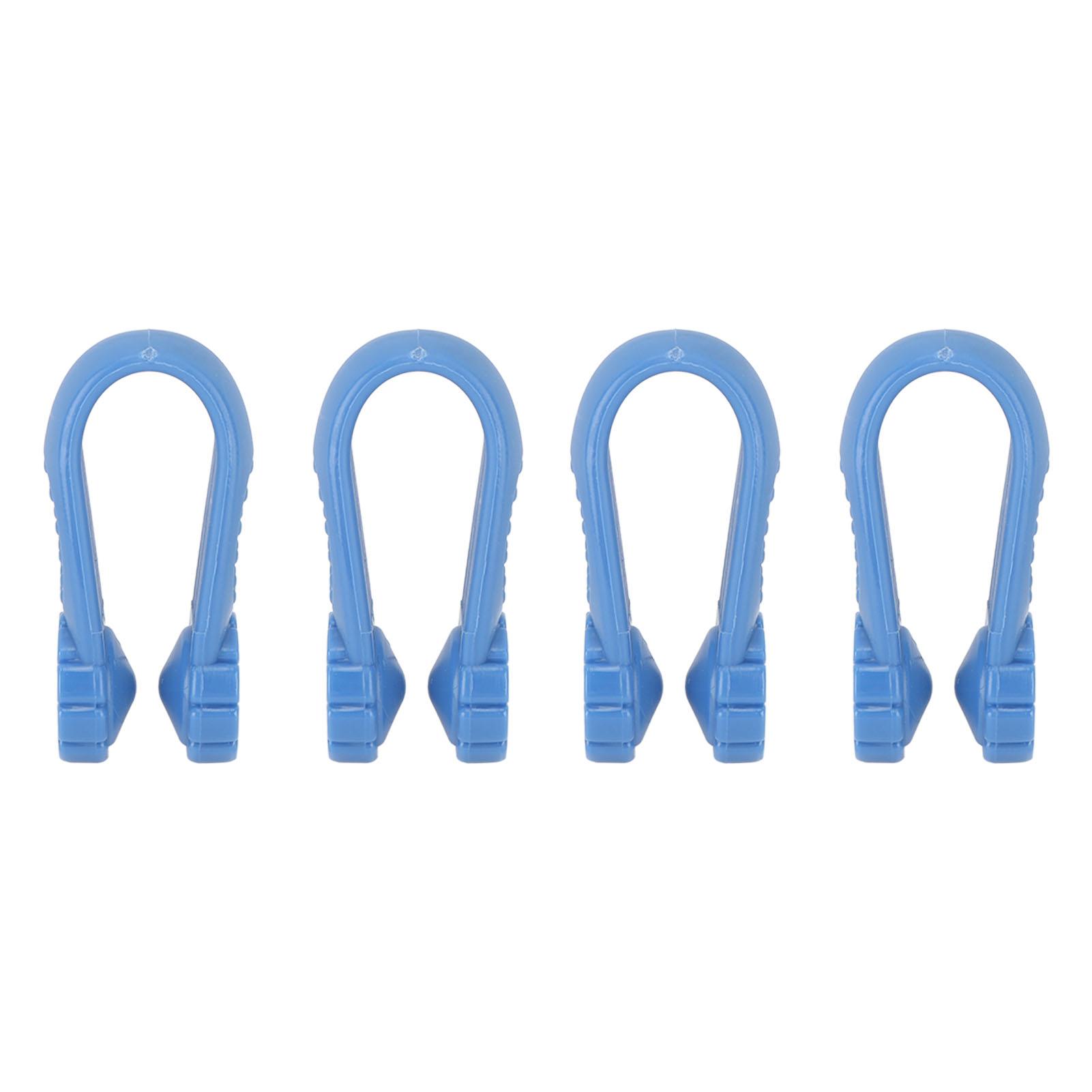 

4pcs Hand Pressure Point Clip Floral Shape Reduce Tension Universal Mini Migraine Relief Clip Blue синий