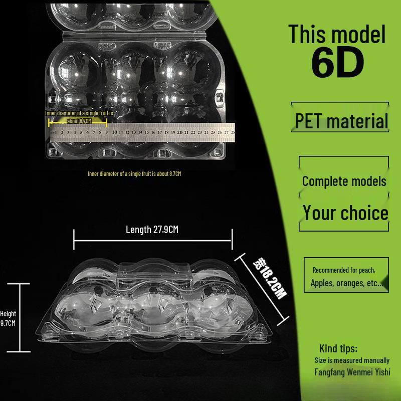 

Lantuan Disposable Transparent Fruit Packaging Boxes with Lids