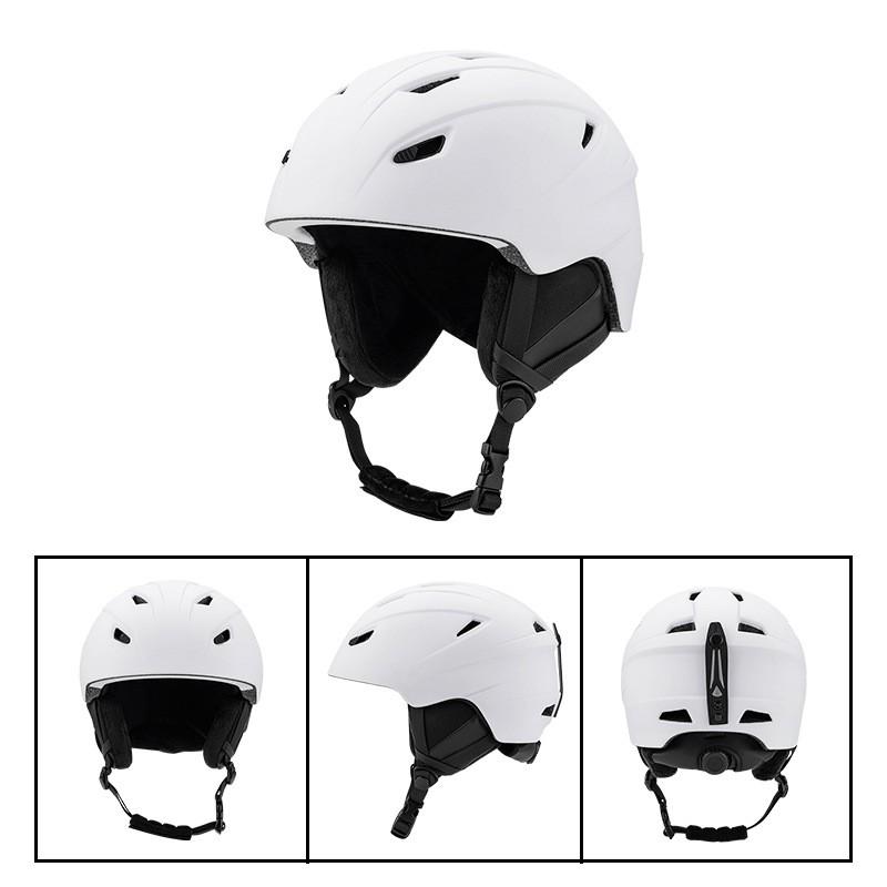 Unisex Ski Helmet Cover With Integrated Goggle Strap Adults Kids Winter Sports Safety Gear