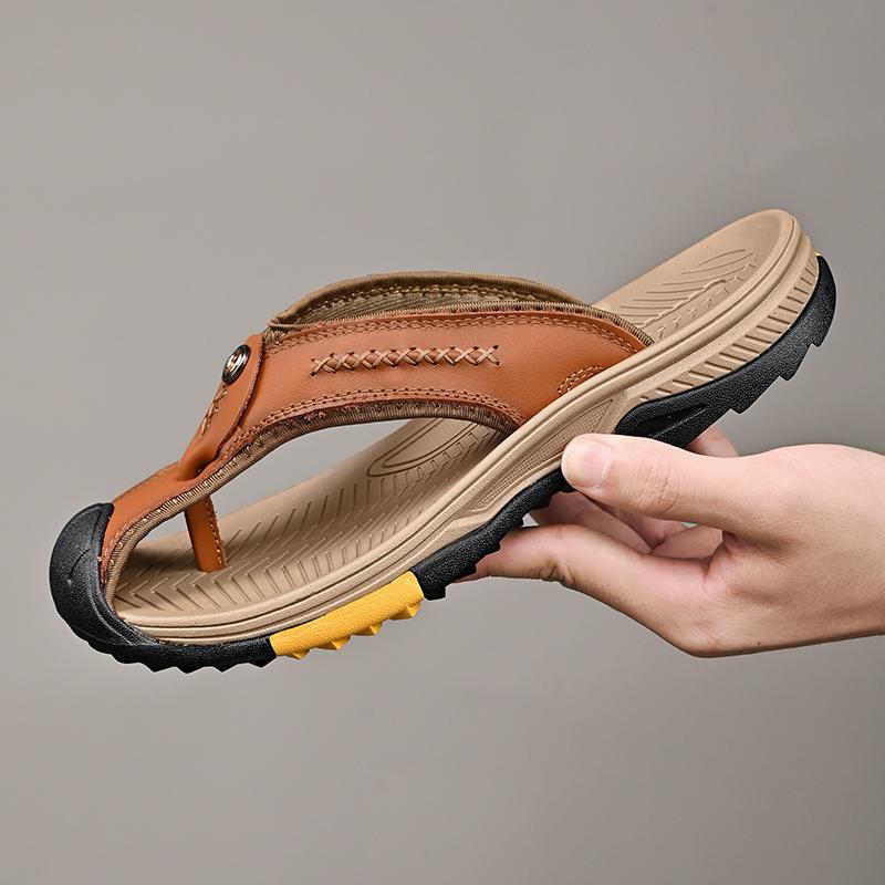 Flip-flops Men's Trend Summer Beach Roman Slippers Casual Style Wear Non-slip Sandals Vietnam Sports Tide