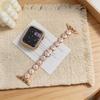 Compatible Bands for Apple S11, iWatch 109876SE, Huawei GT6, Xiaomi 9PRO - Round Bean Drip Glue, Small Flower Design