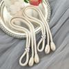 Minimalist Flower Curtain Tiebacks Adjustable Curtain Tie Rope Modern Curtain Buckles  Living Room