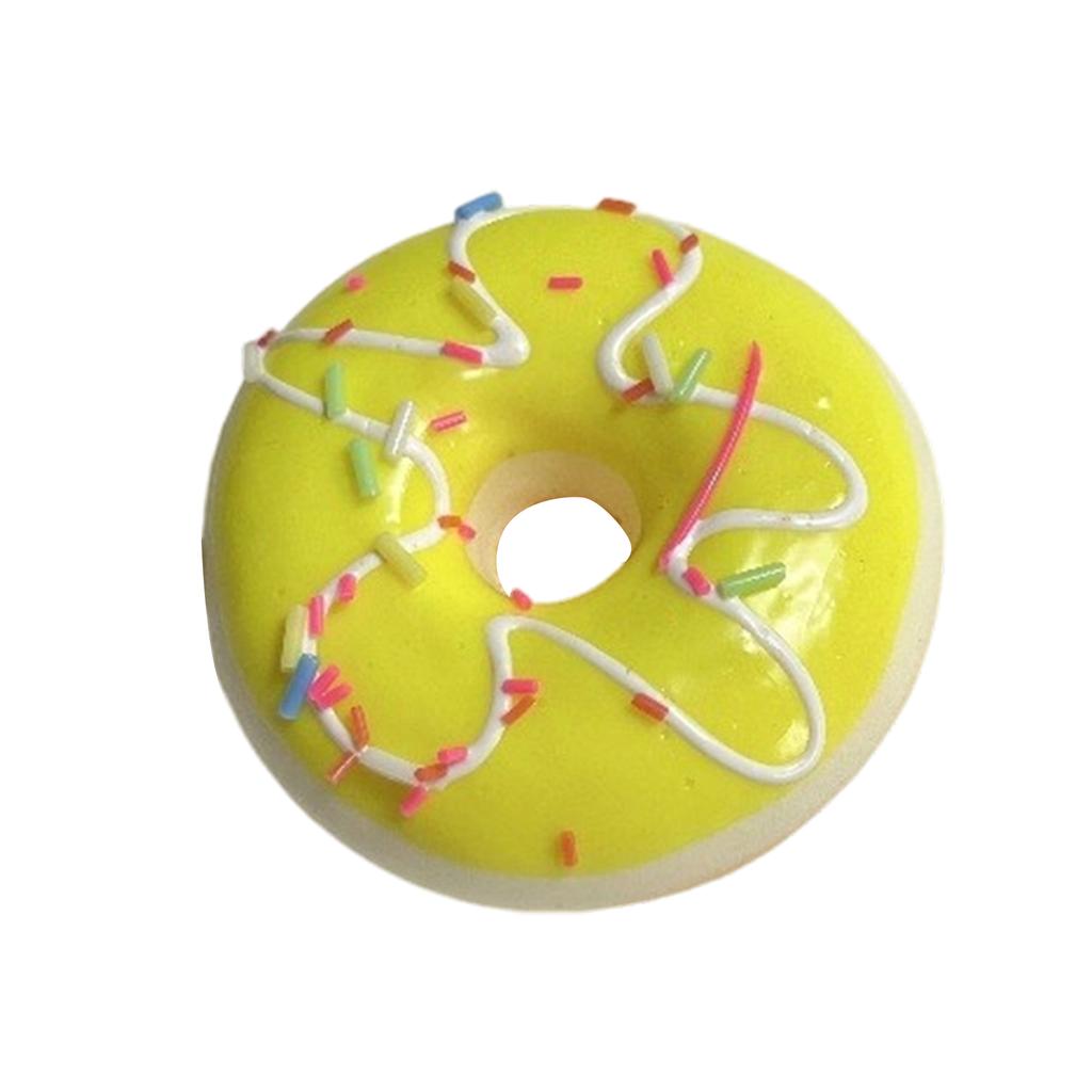 Slow 6cm Donut PU Simulation Bread Stress Relief Toy