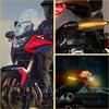 Motorcycle LED Sequential Turn Signal Tail Lights Driving Light For Honda CB1000