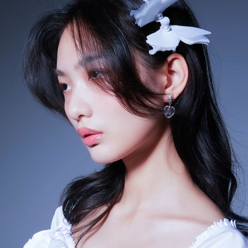 

LOVUEE Двойная белая повязка на голову с бабочками White Butterfly