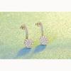 Shambhala Diamond Ball Long Sparkling Temperament Simple Female Earrings Party Accessories Fashion Jewelry