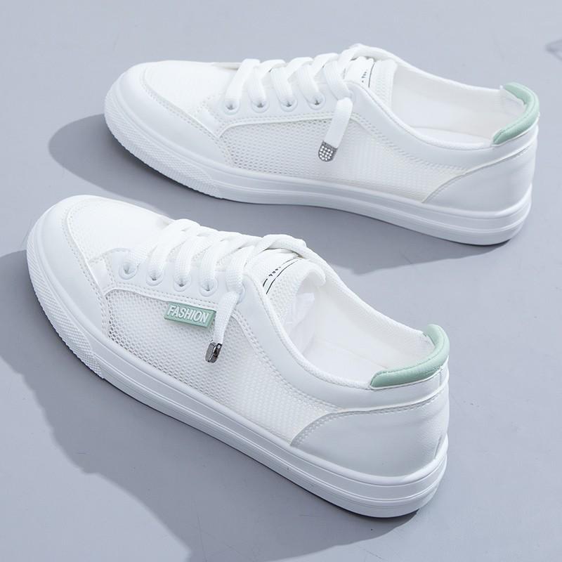 

Летняя женская дышащая парусиновая обувь 2023 года - Универсальные повседневные кроссовки в корейском стиле Size 40