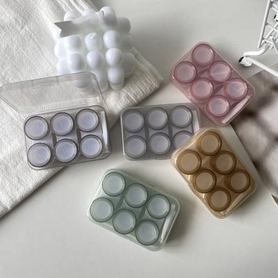 1 Pair/box Contact Lens Case Eye Contact Lens Box Women Travel Contact Lenses Case Soak Container Lenses Box for Beauty Pupil