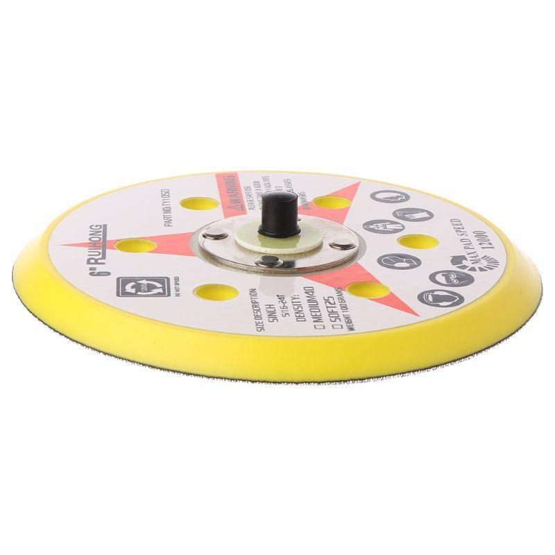   6 Holes Backup Sanding Pad Sanding Disc Backing Pad for Paint Stripping/Paint Preparation  Arbor Durable