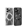 Magsafe Magnetic 360°Rotating Metal Bracket Ring Hollow Heat Dissipation Phone Case For iPhone 16 Pro Max 14 11 12 13 15 Pro Max
