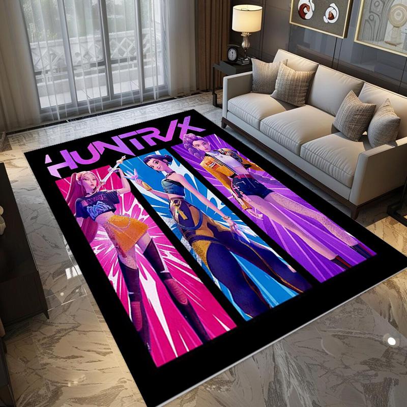 Dynamic Warriors: Action Adventure carpet Doormat Suitable for all seasons Art Office chair cushion Protective pad