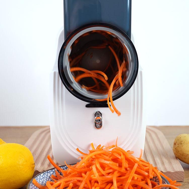 Cortador e Fatiador de Legumes Elétrico Multifuncional - Triturador e Ralador de Cozinha