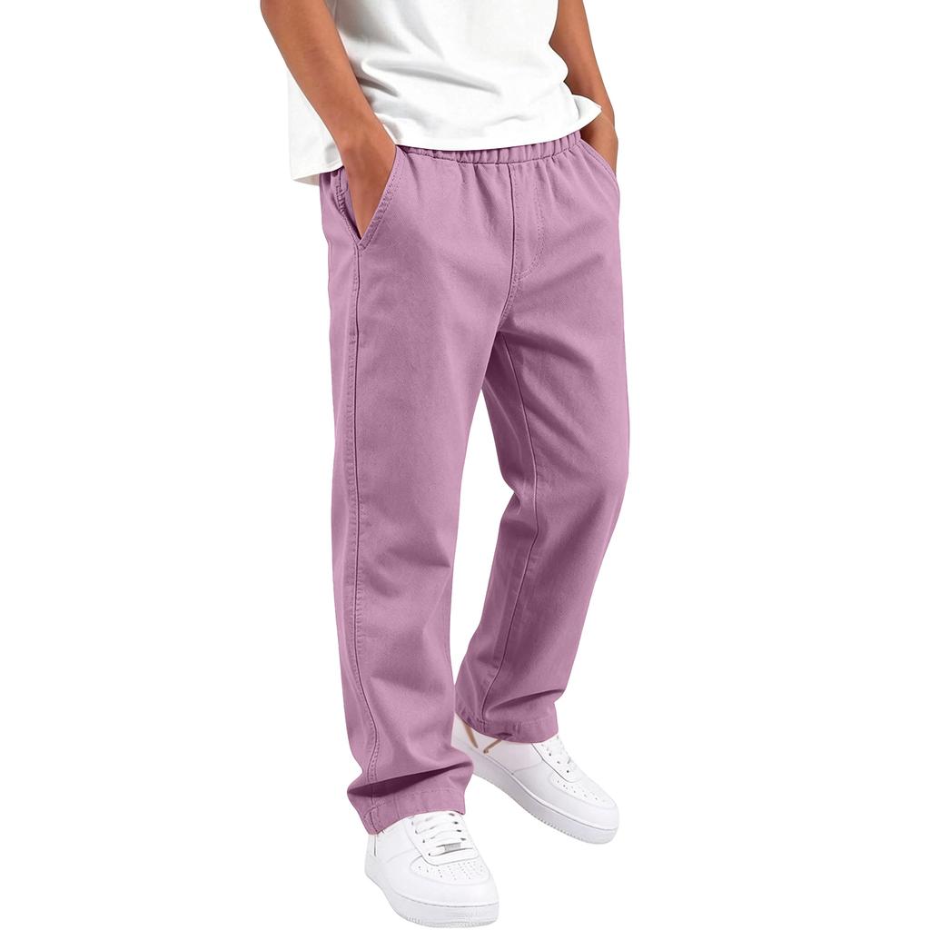 Kids High Waist Yoga Pants, Color Stretch, Elastic Waistband, Casual for Running Dance Fitness