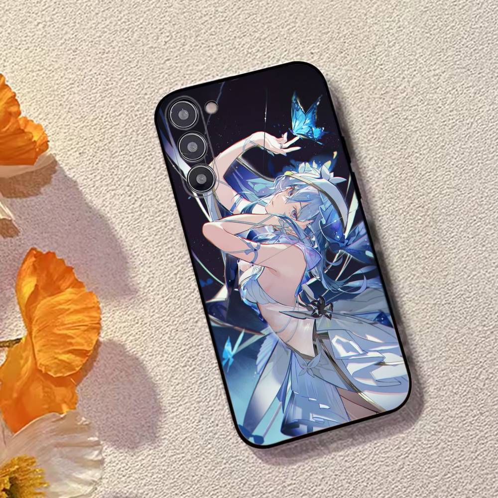 

Game W-Wuthering Waves The Shorekeeper Phone Case Silicone Soft For Samsung Galaxy A73,A72,A71,A70,A53,A52,A51 Samsung a71 5g