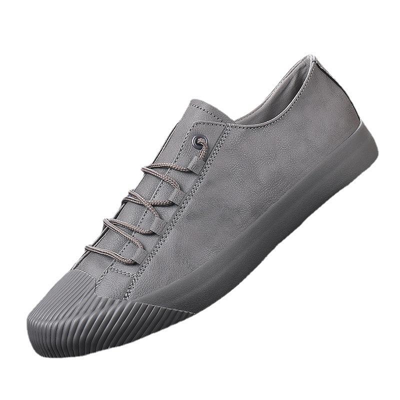 Spring  Autumn New Men's PU Leather Shoes Anti Slip and Durable Shoes, Fashion Comfortable Lightweight  Shoes for Men Sneakers